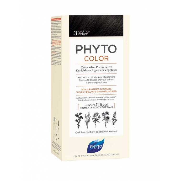 phytocolor 3 castaño intenso