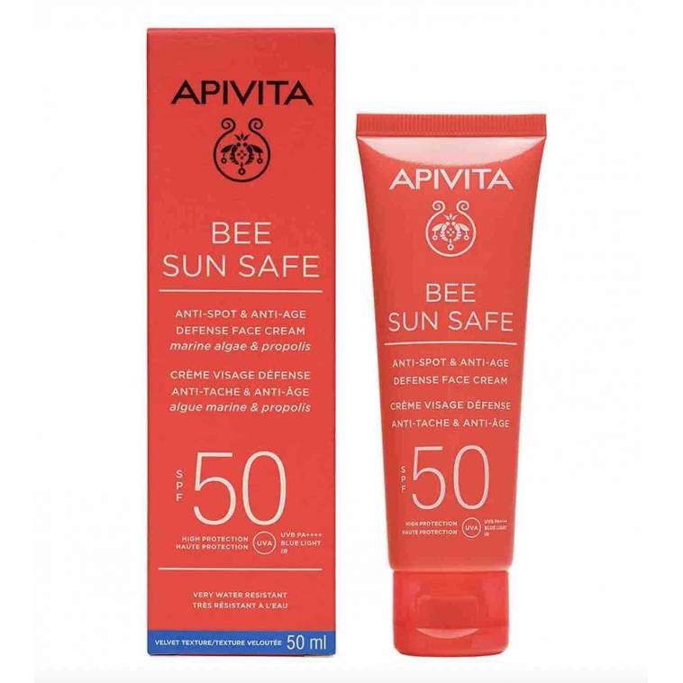 Apivita bee sun safe crema antiedad antimanchas spf50