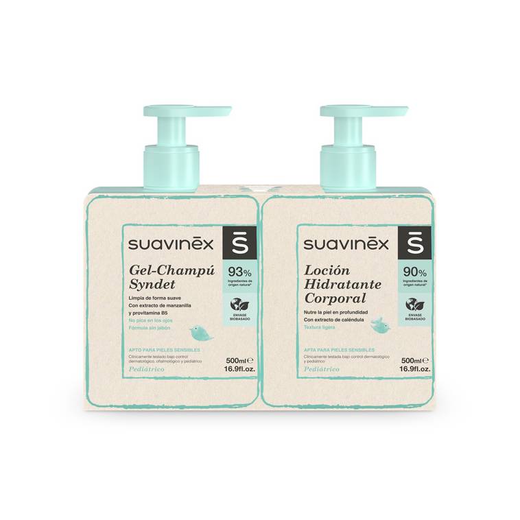 suavinex pack gel syndet y loción hidratante - Farmacia Montagut