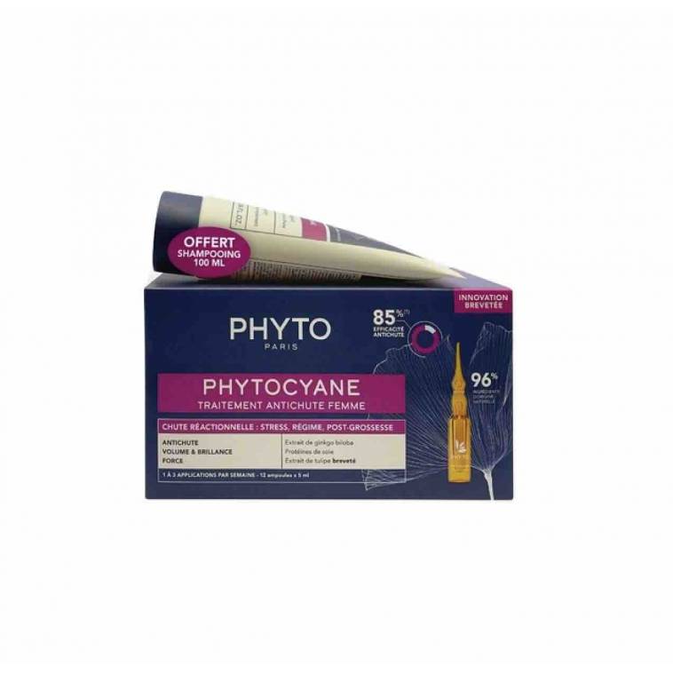 Phyto Phytocyane Anticaida mujer 12 Ampollas